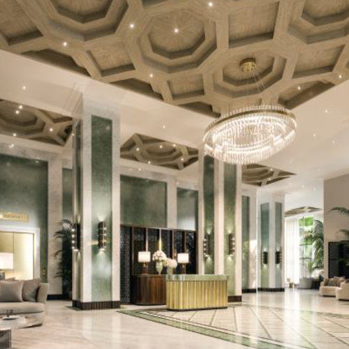 Grand guest lobby