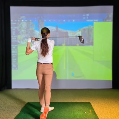 Virtual golf simulator